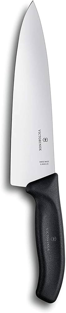 Victorinox Swiss Classic 8-Inch Chef's Knife with Straight-Edge Blade and Black Handle | Amazon (US)