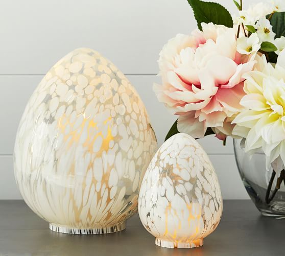 Speckled Glass Egg Cloche | Pottery Barn (US)