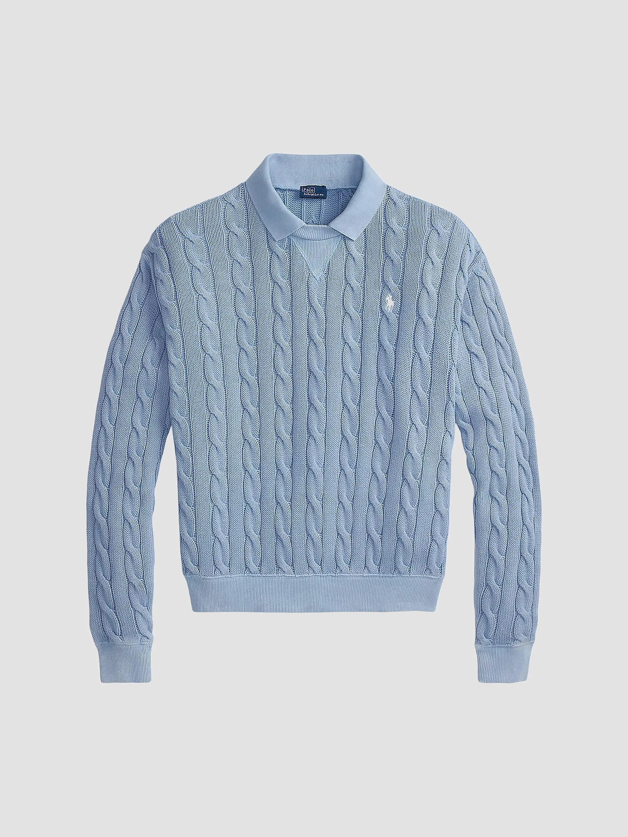 Polo Ralph Lauren Cable-Knit Cotton Sweater | Saks Fifth Avenue | Saks Fifth Avenue