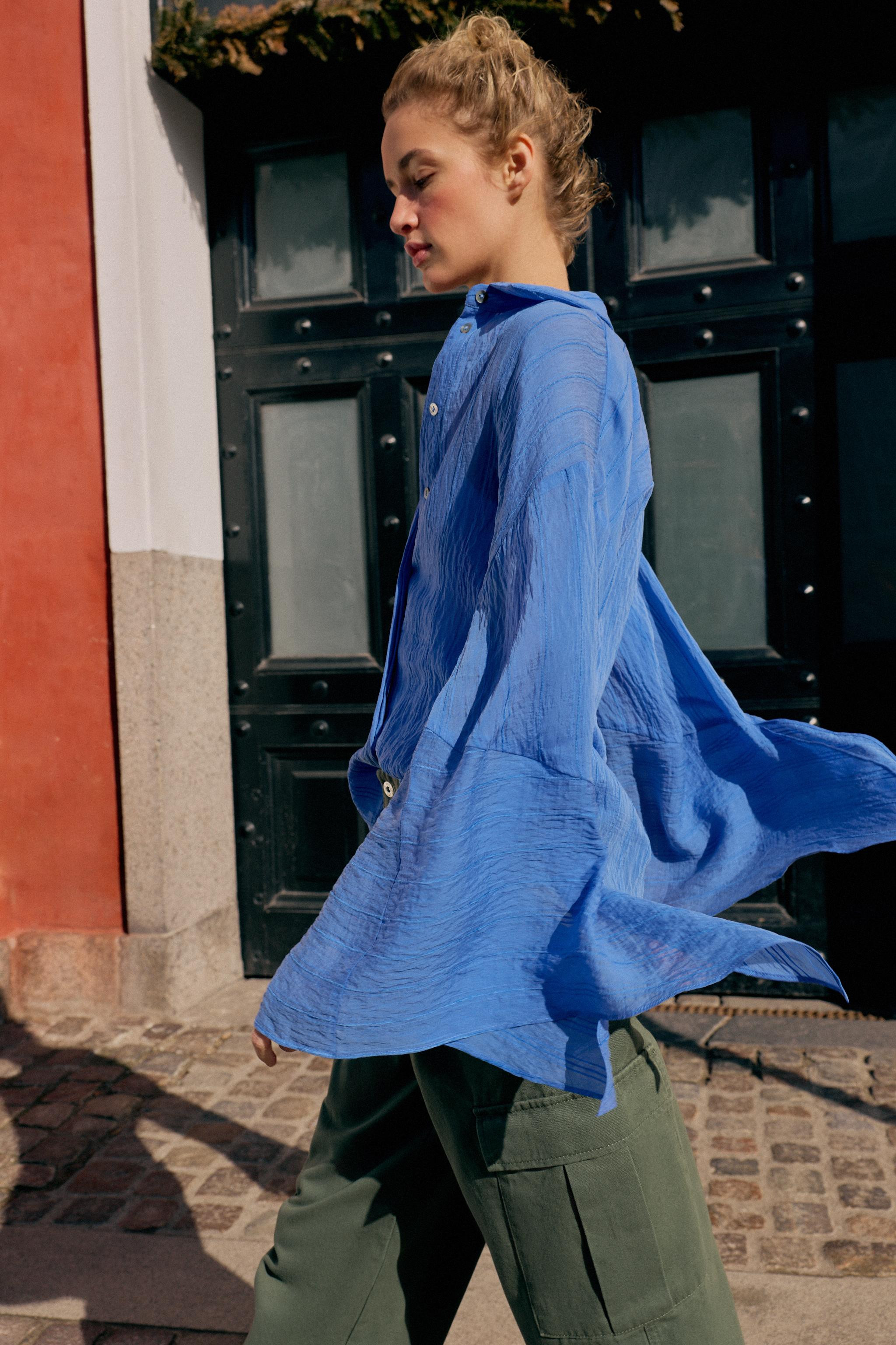 STRIPED BOW SHIRT | Zara US