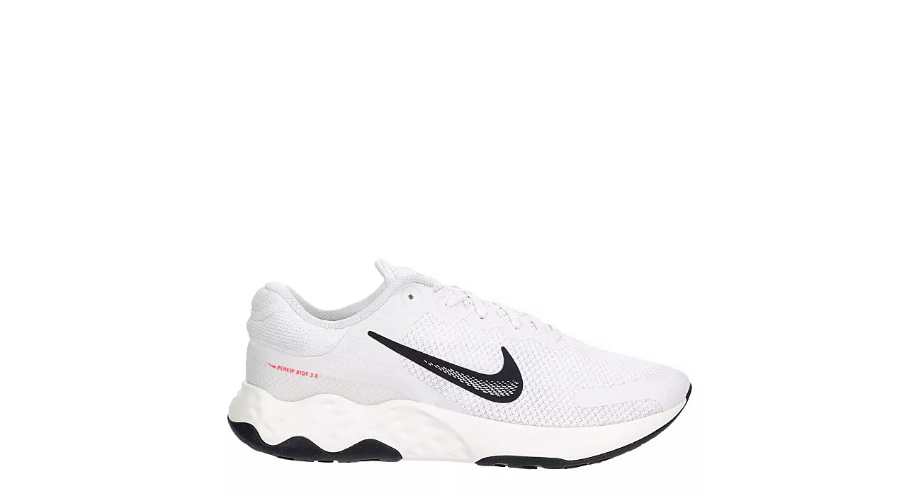 Nike Mens Renew Ride 3 Running Shoe - White | Rack Room Shoes