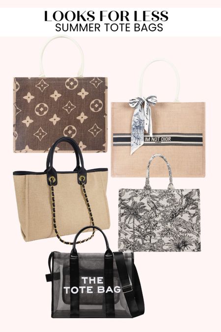 These designer look for less bags are great for summer!
Canvas tote bags


#LTKitbag #LTKunder50 #LTKFind