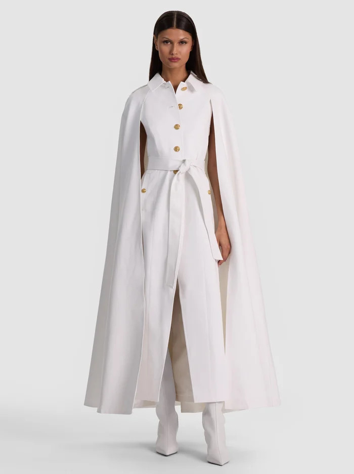 KOHLER MAXI TRENCH CAPE | Alice + Olivia