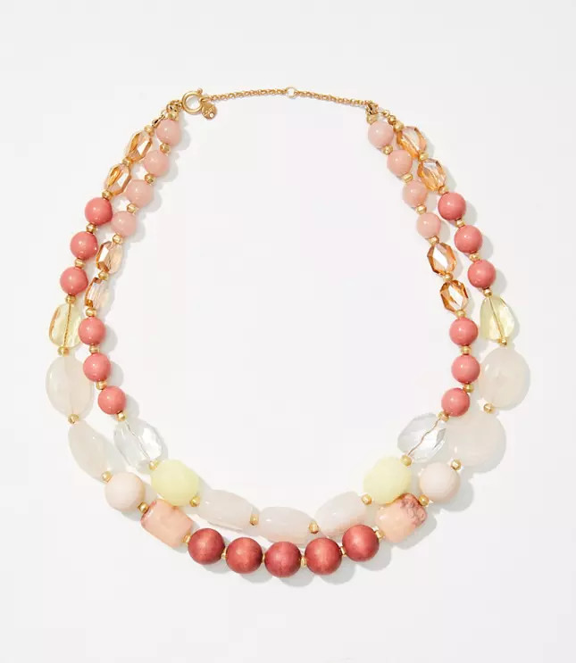 Beaded Statement Necklace | LOFT | LOFT