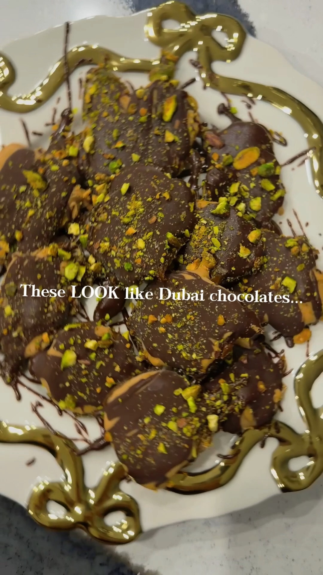 Okay… these might be my new favorite clean dessert 😍
They look like those gorgeous Dubai chocolates (hi, pistachio moment 💚) — but they’re not the same recipe at all. Just a fun, clean-ingredient version that gives the same energy without the luxury price tag.

Flattened dates → peanut butter → melted chocolate → a sprinkle of pistachios.
Simple, crunchy, chewy, sweet, and made with ingredients you already have in your kitchen.

They’re Dubai-inspired in looks, but totally my own clean, affordable take — and honestly? SO good and so easy to make.

Comment “recipe” and I’ll DM it to you 🍫✨
And head to stories for the full breakdown!




.
.
.
.
.
.
#dubaichocolate #dubaichocolates #healthydesserts #datesfruit  #cleanlivinginstyle #glutenfreefood 

@jooliesdates @enjoyjustdate @wholefoods 

#LTKfitnessgoals #LTKfoodie #LTKKids