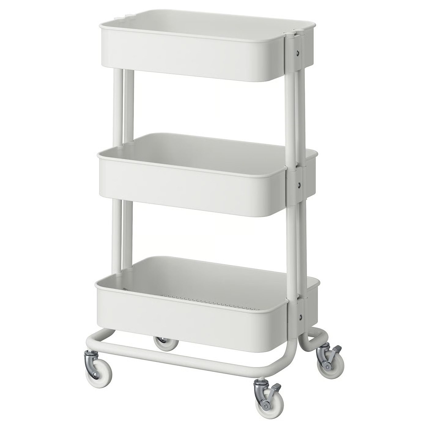 RÅSKOG Utility cart, white, 13 3/4x17 3/4x30 3/8 " | IKEA US