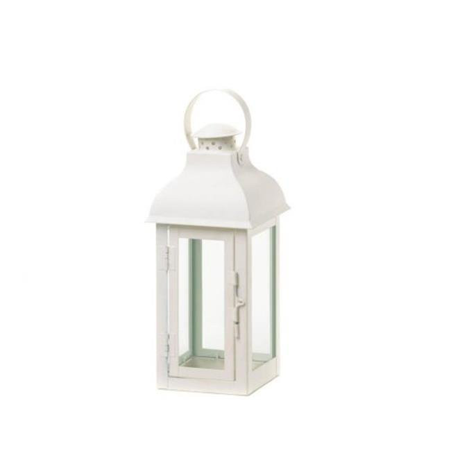 Home Locomotion  Gable Medium White Lantern - Walmart.com | Walmart (US)