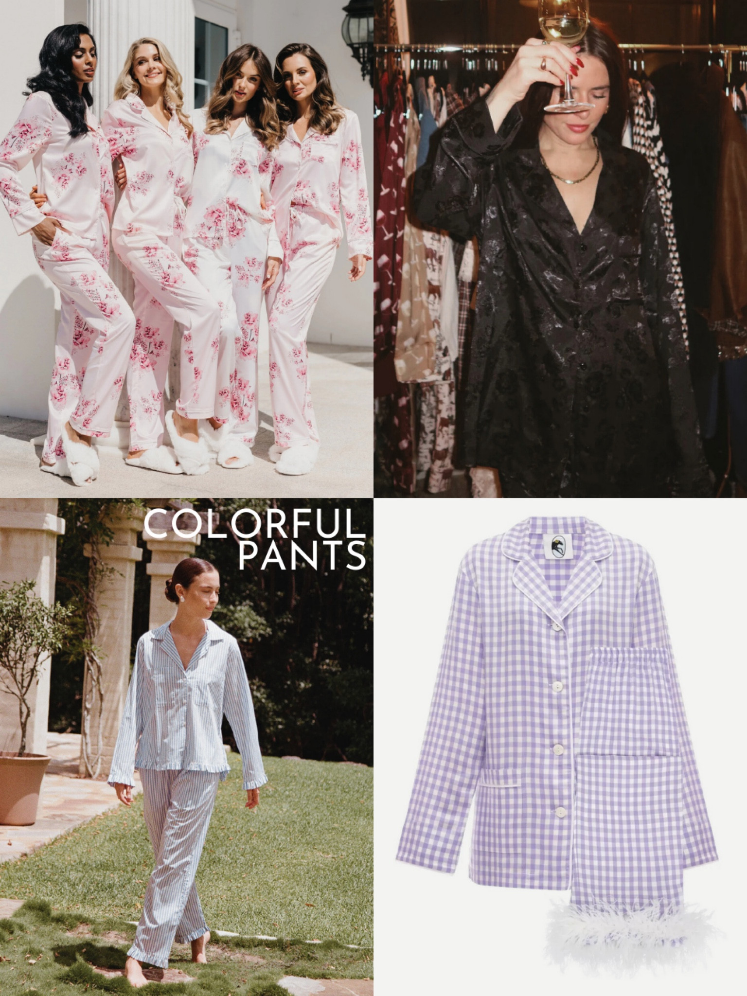 Say hello to the cutest getting-ready PJs, robes, and slippers—perfect for sipping champagne, snapping those “getting ready” wedding photos, and staying comfy all morning long 🥂✨ 