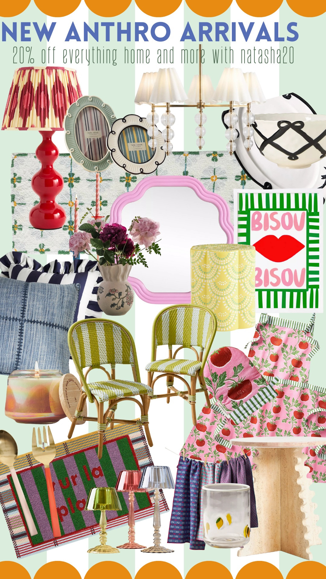 20% off everything home & more with code NATASHA20 !! New Anthropologie Arrivals … 

#LTKSeasonal #LTKSpringSale #LTKHome