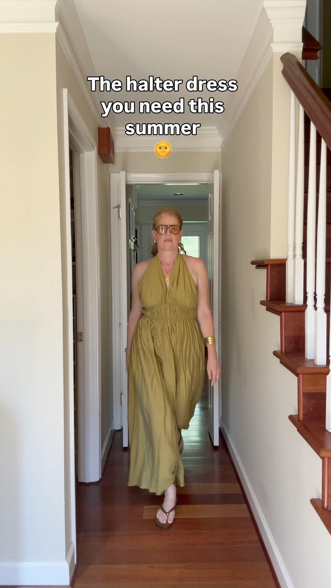 The halter dress you need this summer 👗

#LTKOver40 #LTKootd #LTKMidsize