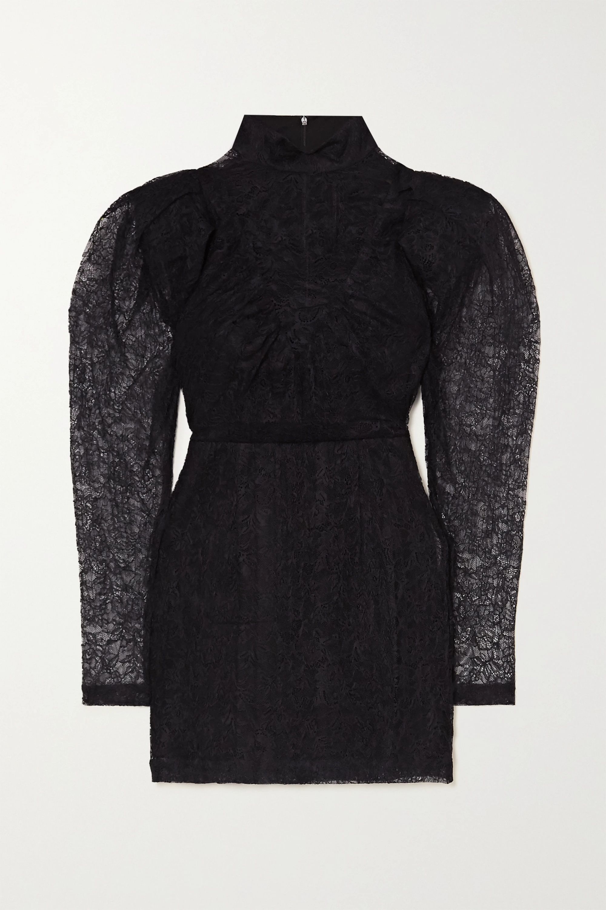 Black Ida lace mini dress | ROTATE Birger Christensen | NET-A-PORTER | NET-A-PORTER (US)