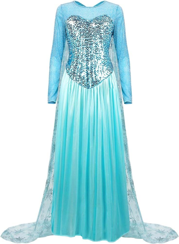 Women’s Elegant Princess Dress Cosplay Costume Xmas Party Gown Fairy Fancy Dress | Amazon (US)