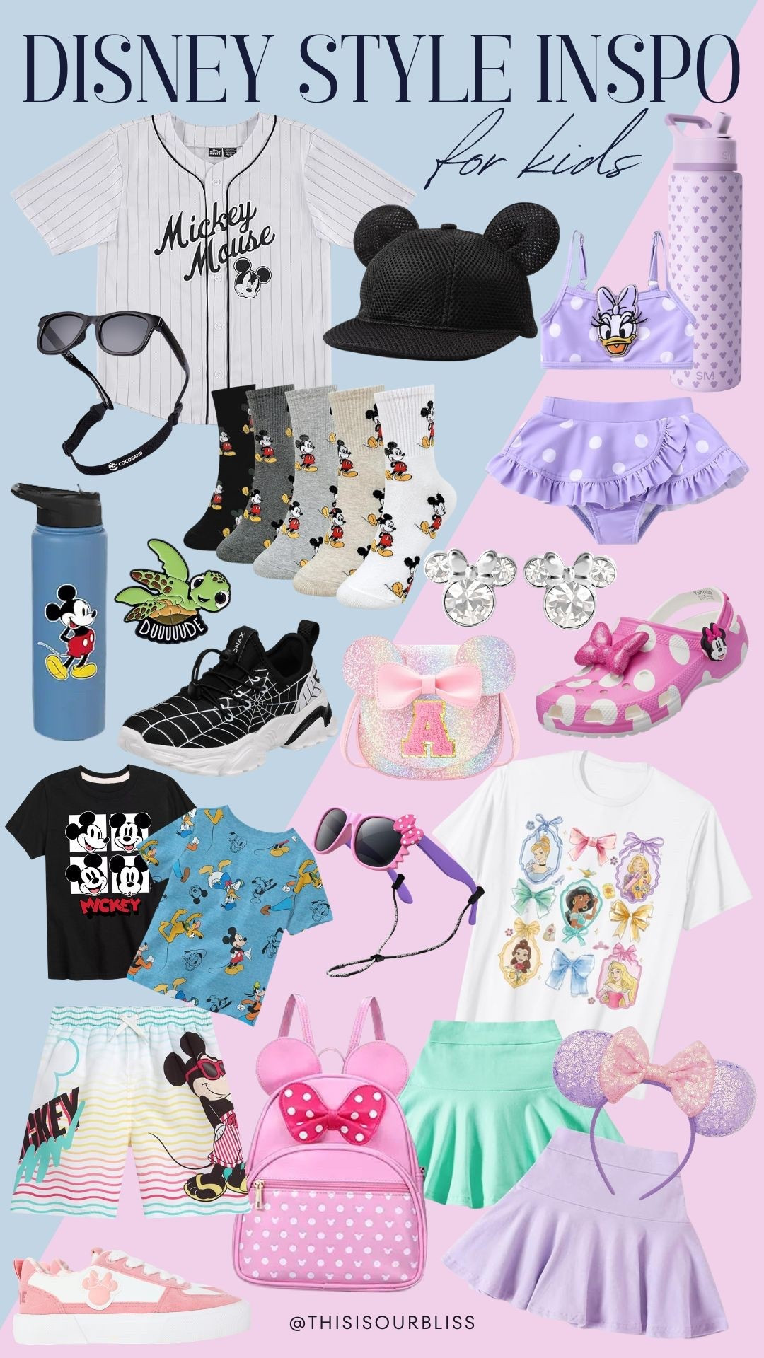 Disney style outfit inspo for kids! 🎢💗 I rounded up some of our favorite Disney looks for boys and girls that are perfect for your next Disney vacation! 

#LTKTravel #LTKKids #LTKmomlife