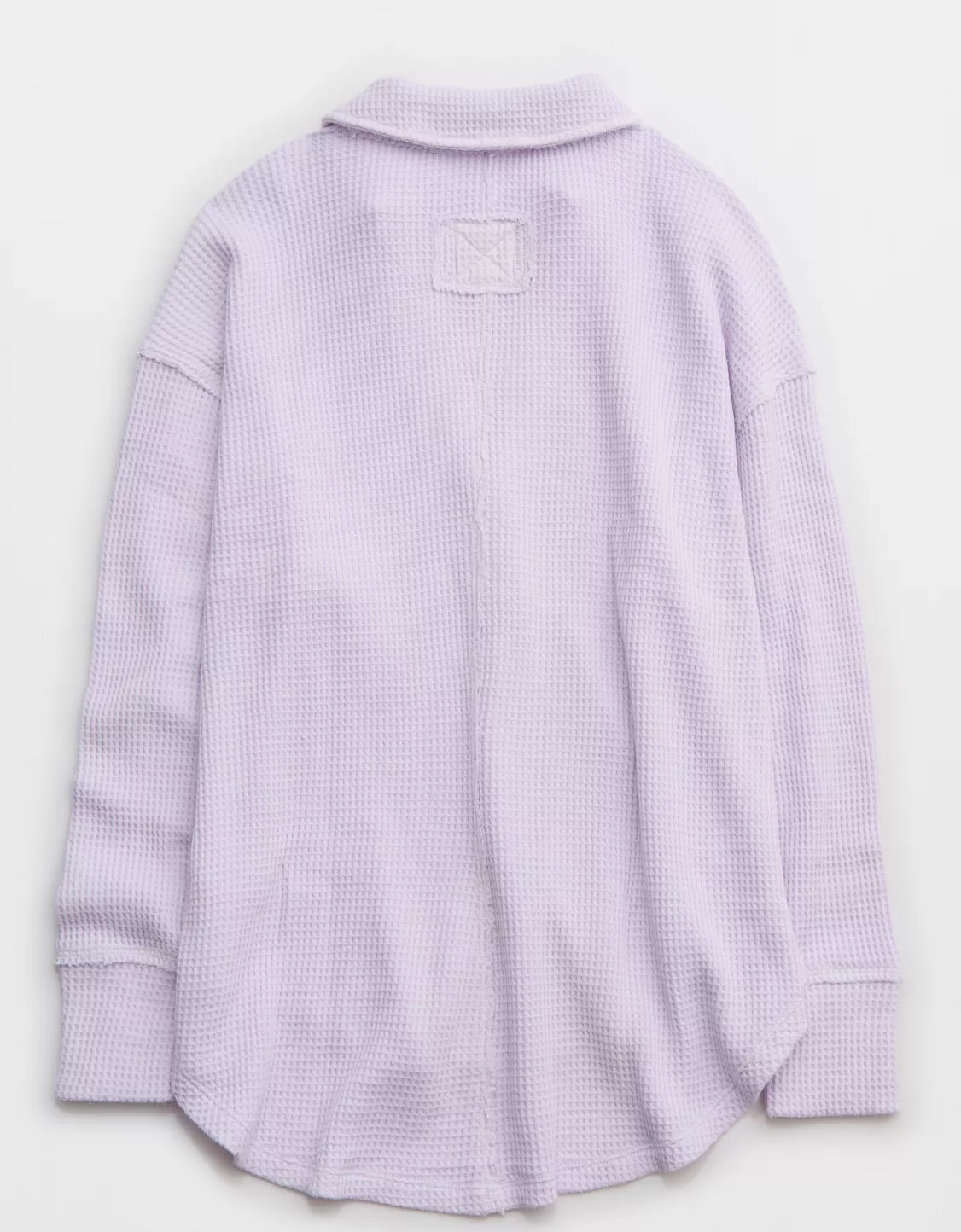 Aerie LumberJane Waffle Polo Sweatshirt | Aerie