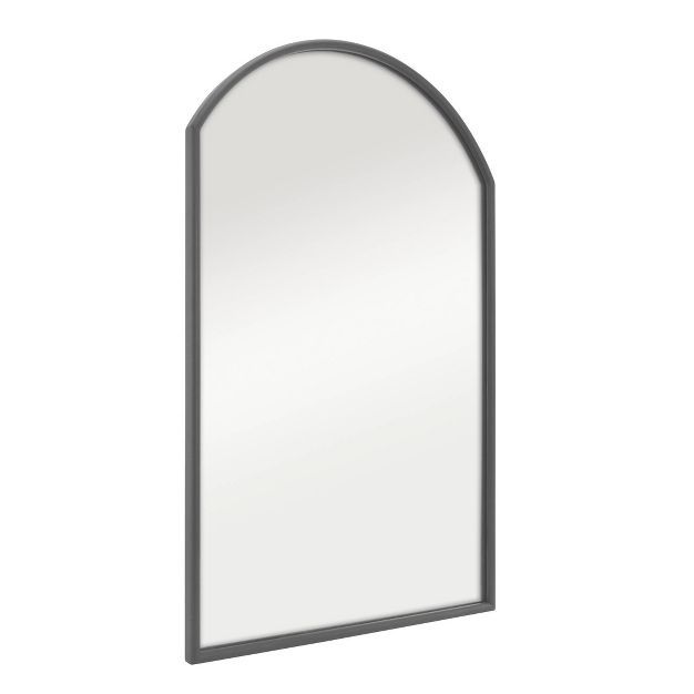 20" x 30" Arched Decorative Wall Mirror with Corners Antique Pewter - Threshold™ designed with ... | Target