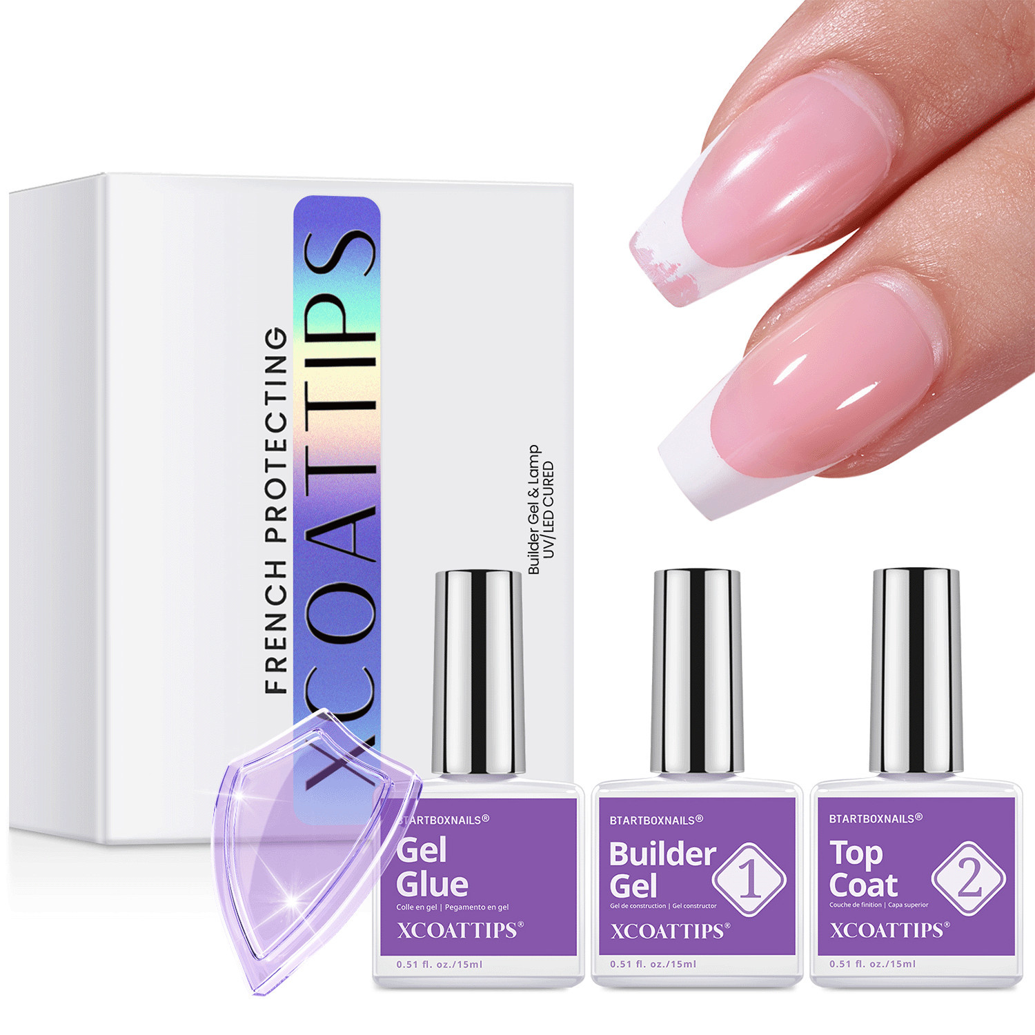 BTArtbox XCOATTIPS Protecting Duo + Gel Glue | Sally Beauty