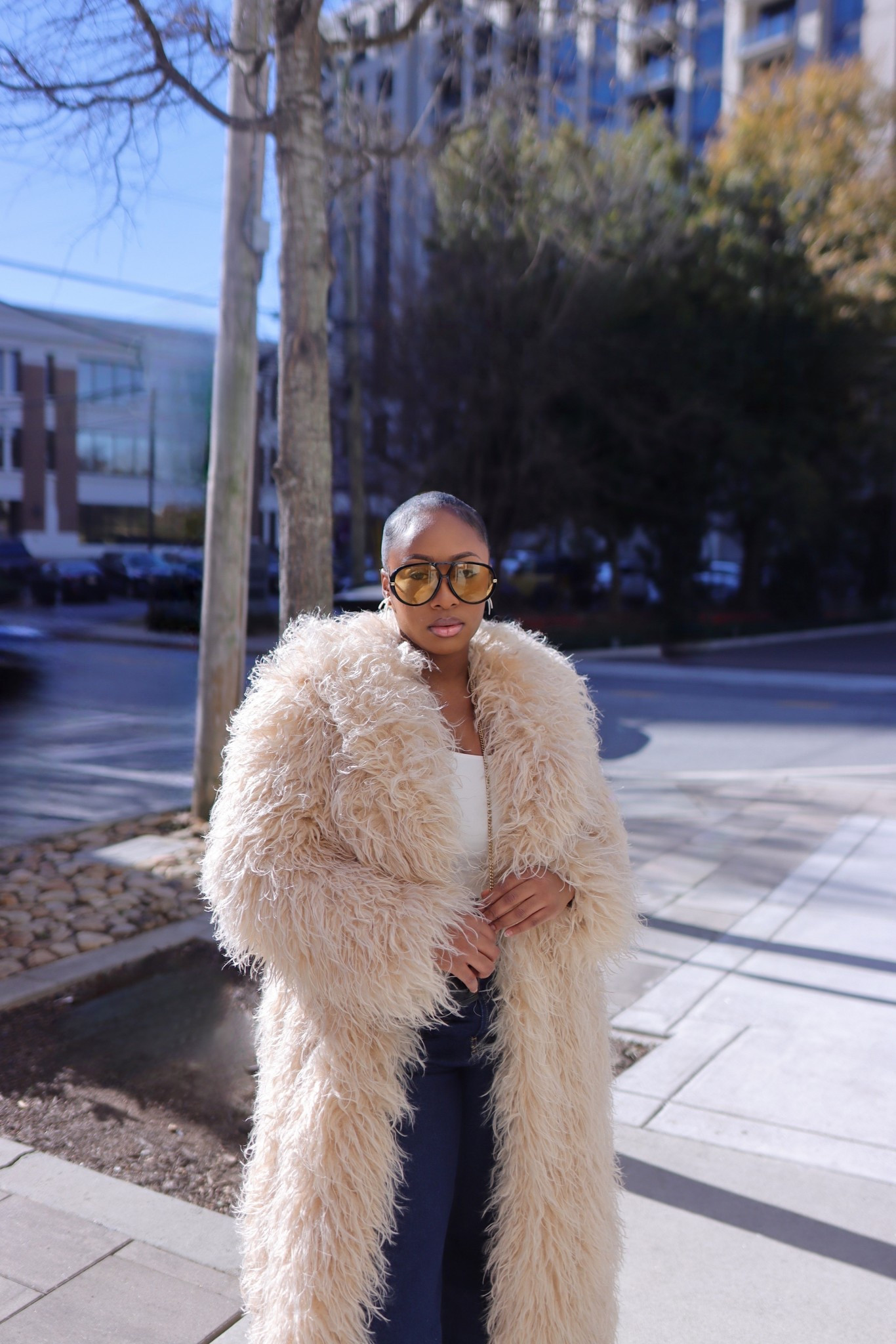 Faux fur coat, fur coat, winter coat, winter jacket, winter outfit, winter ootd 

#LTKPetite #LTKdayinmylife #LTKootd