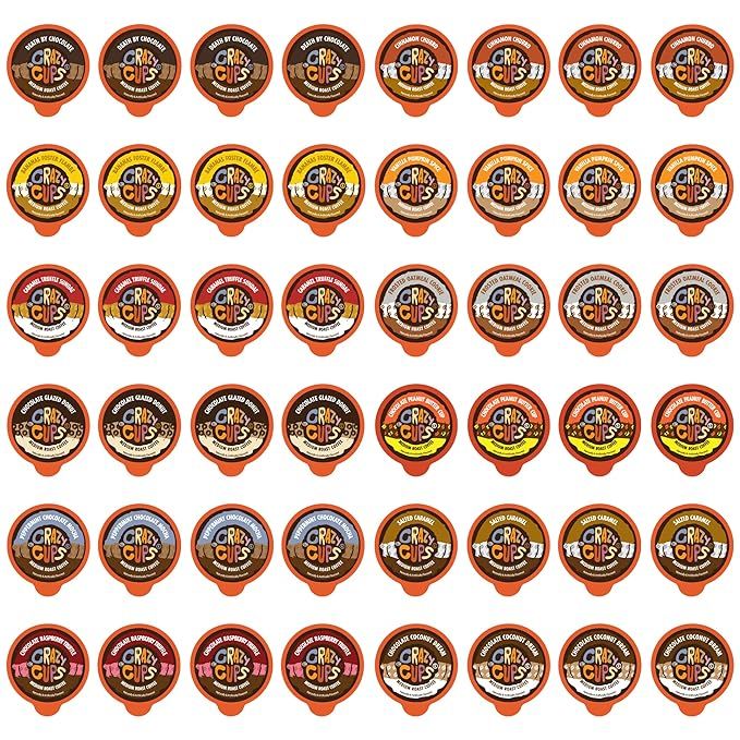 Crazy Cups Flavored Coffee Pods Variety Pack - Coffee Flavors and Chocolate Coffee Flavors for Th... | Amazon (US)