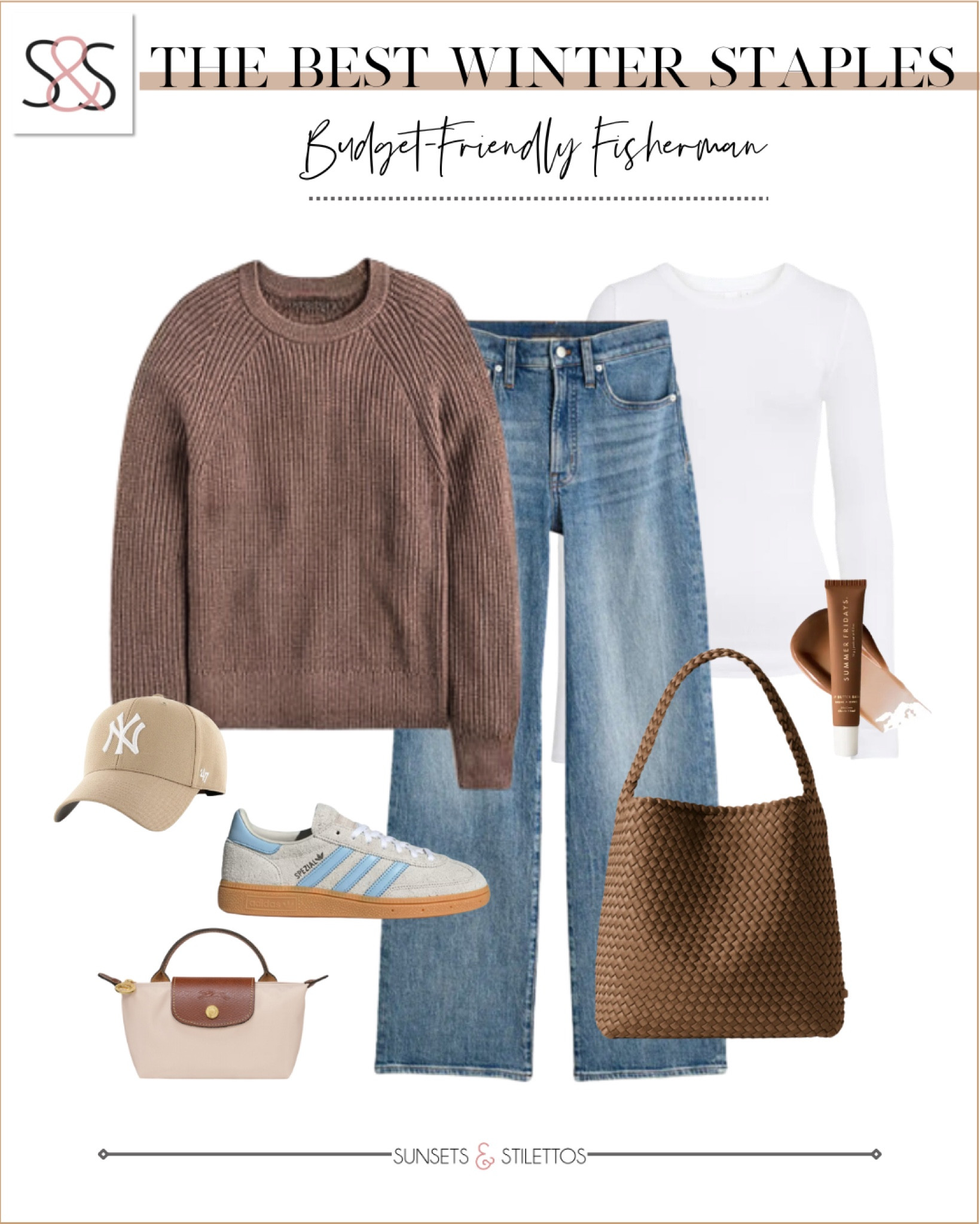 A fisherman sweater with jeans is the perfect winter outfit that can be work from work to happy hour and the weekend too! Love these new adidas sneakers!
Sunsets and Stilettos, workwear, handball spezial

#LTKOver40 #LTKWorkwear #LTKSeasonal