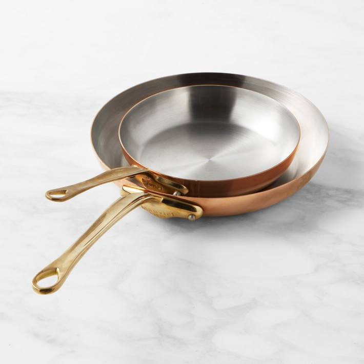 Mauviel Copper M'150 B Fry Pan Set, 8" & 10" | Williams-Sonoma