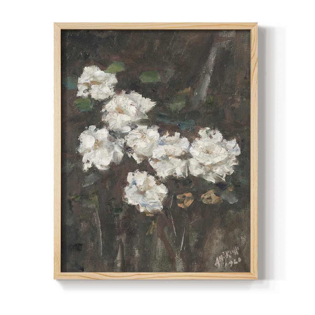 Vintage Floral Print CCLXXXIX Framed Print - Solid Wood | Wayfair North America