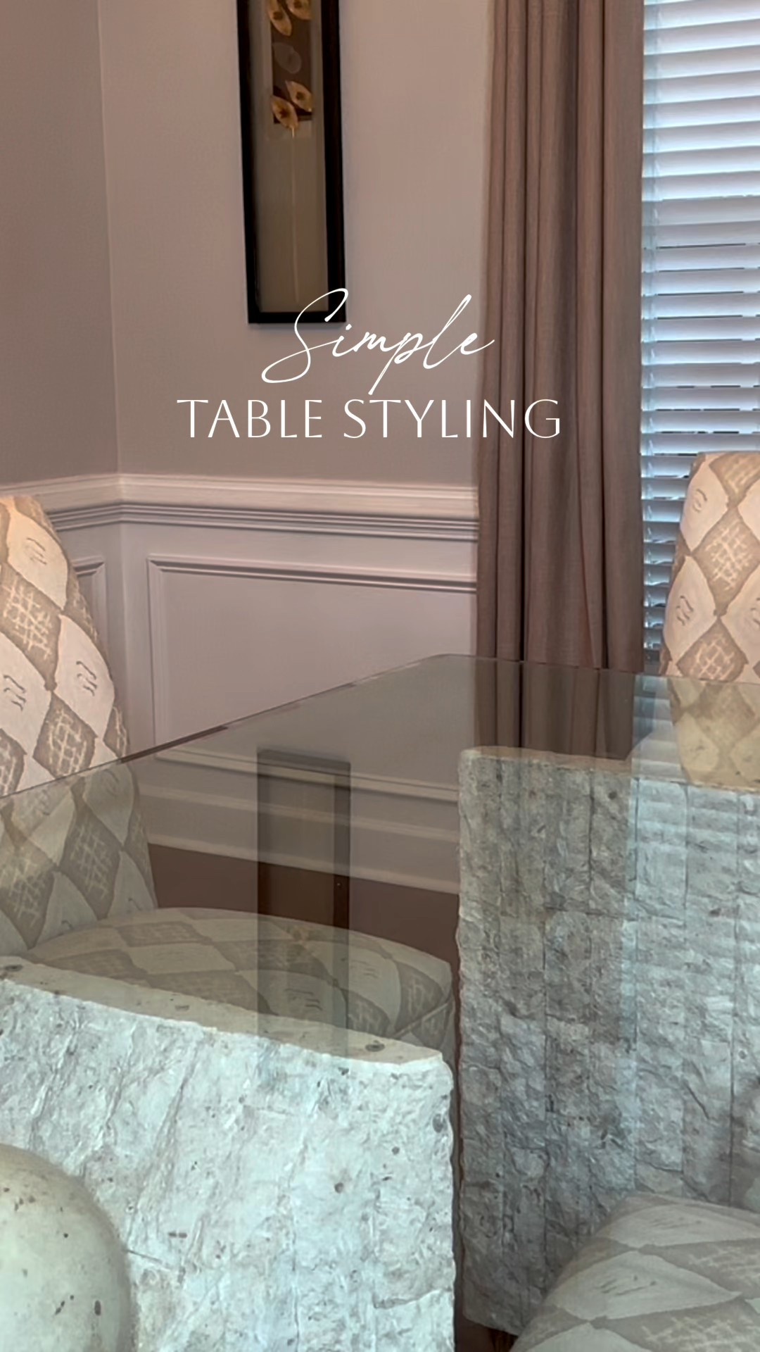 Simple but elegant styling when you just want to give your table a little style without all the bells and whistles. 

#LTKHome