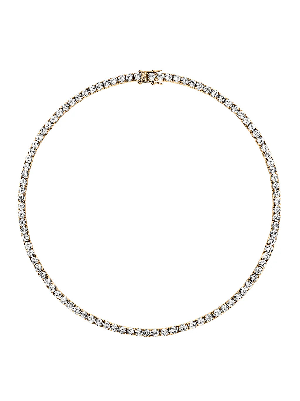 KATE RIVIÈRE NECKLACE IN 3.75MM LAB WHITE SAPPHIRE | Dorsey