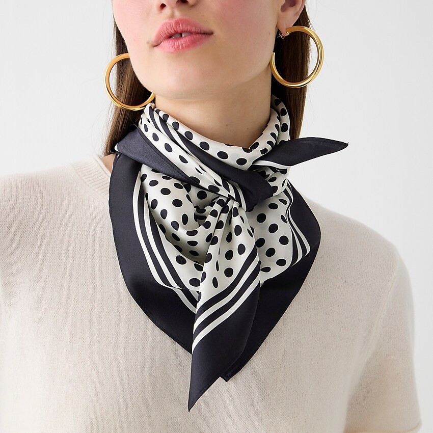 Oversized silk bandana | J. Crew US
