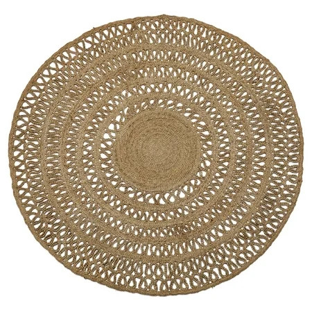 Round Jute Area Rug by Drew Barrymore Flower Home | Walmart (US)