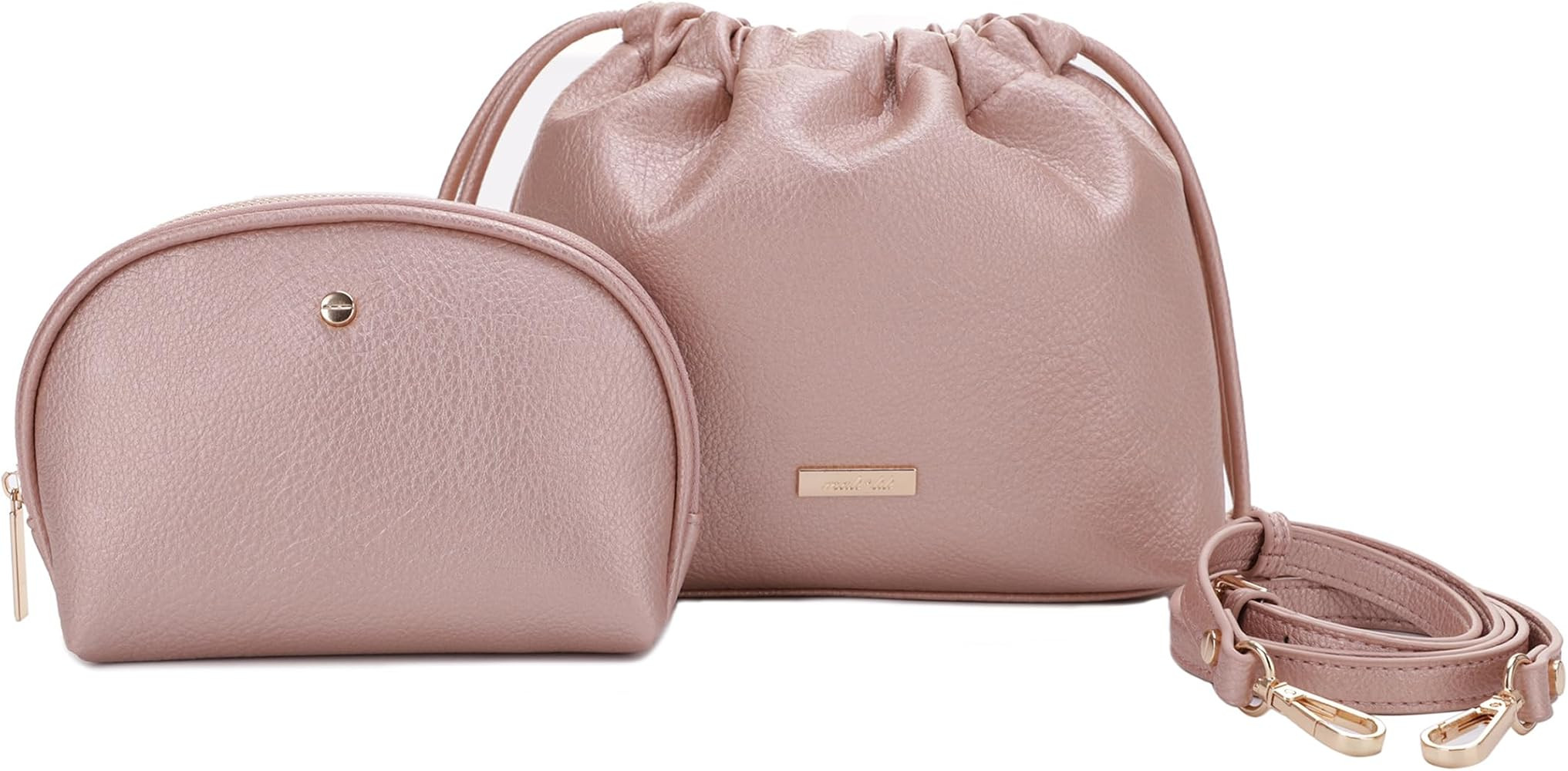 Mali+Lili Lola Beauty Bag Duo(Rose Gold) | Amazon (US)