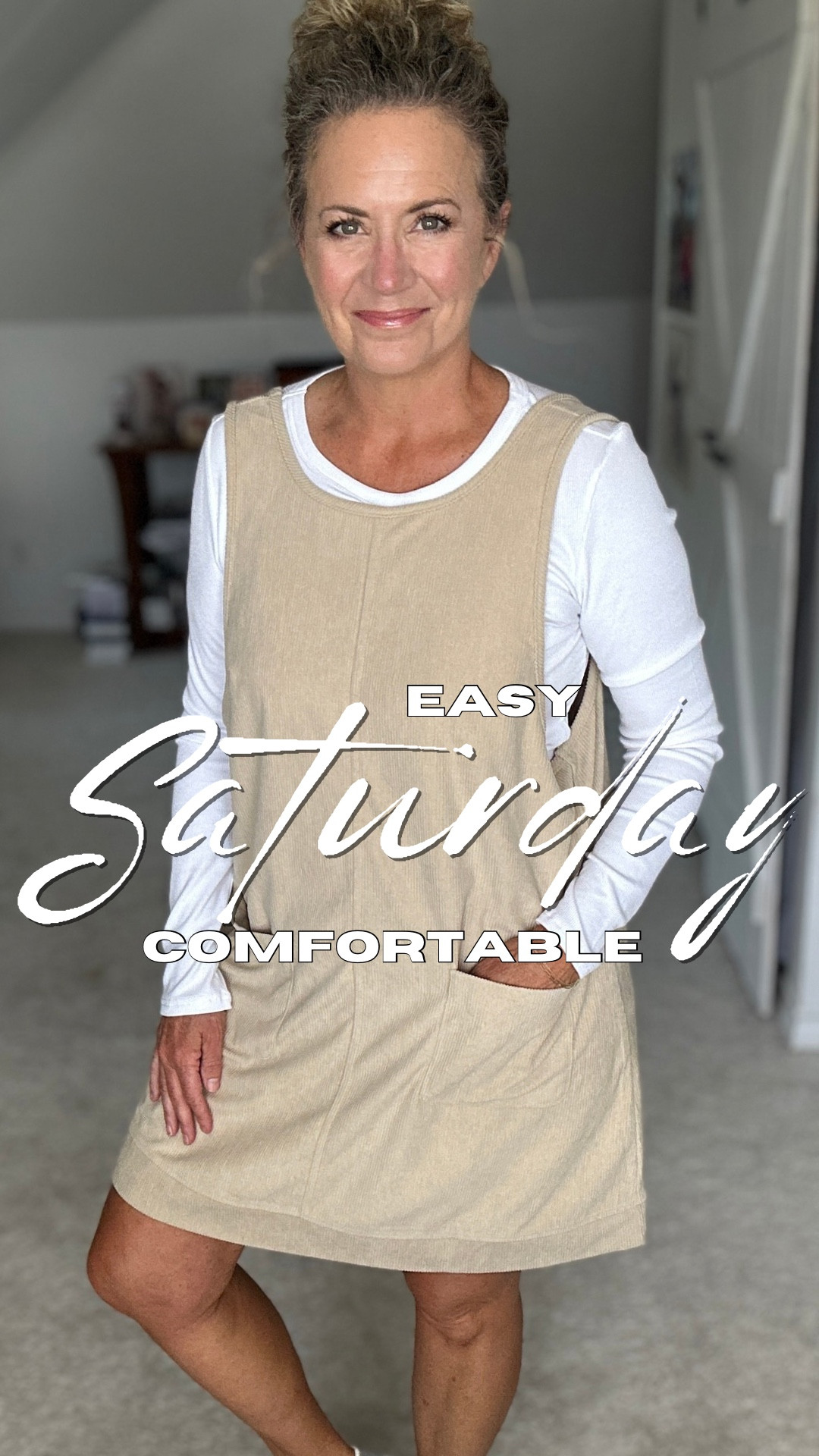 Casual Saturday Vibes
From a quick workout to weekend errands or just a little playtime in something cute—this reel’s got you covered.

First look: a workout set I’ll wear even when I’m not working out.
• Two tanks for the price of one
• The comfiest athletic shorts (with built-in briefs!)
• And these athletic shoes? High-end look and feel—without the name brand price.

Second look:
Corduroy romper + a lightweight long sleeve + cute sneakers = effortless and pulled together.



#casualsaturday #amazonfinds #over50style #weekendstyle #comfortandstyle #grannybeaststyle #justgetupandtry #amazonaffiliate
