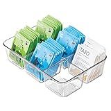 iDesign Linus Plastic Divided Packet Organizer, Holder for Condiments, Sugar, Salt, Pepper, Sweetene | Amazon (US)