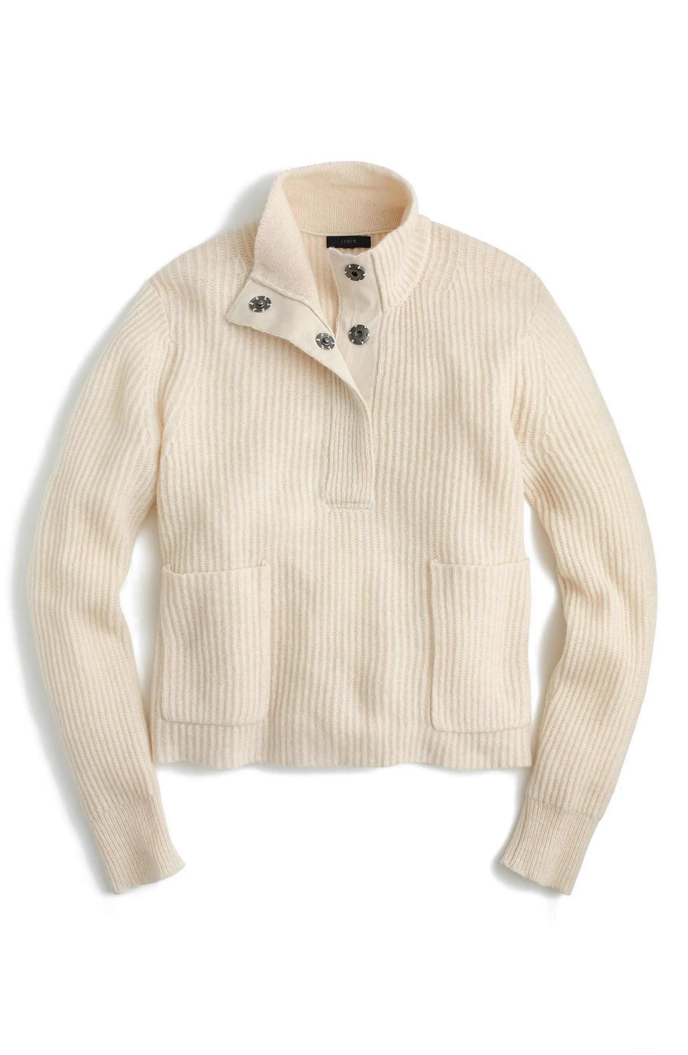 J.Crew Kay Lambswool Pullover Sweater | Nordstrom