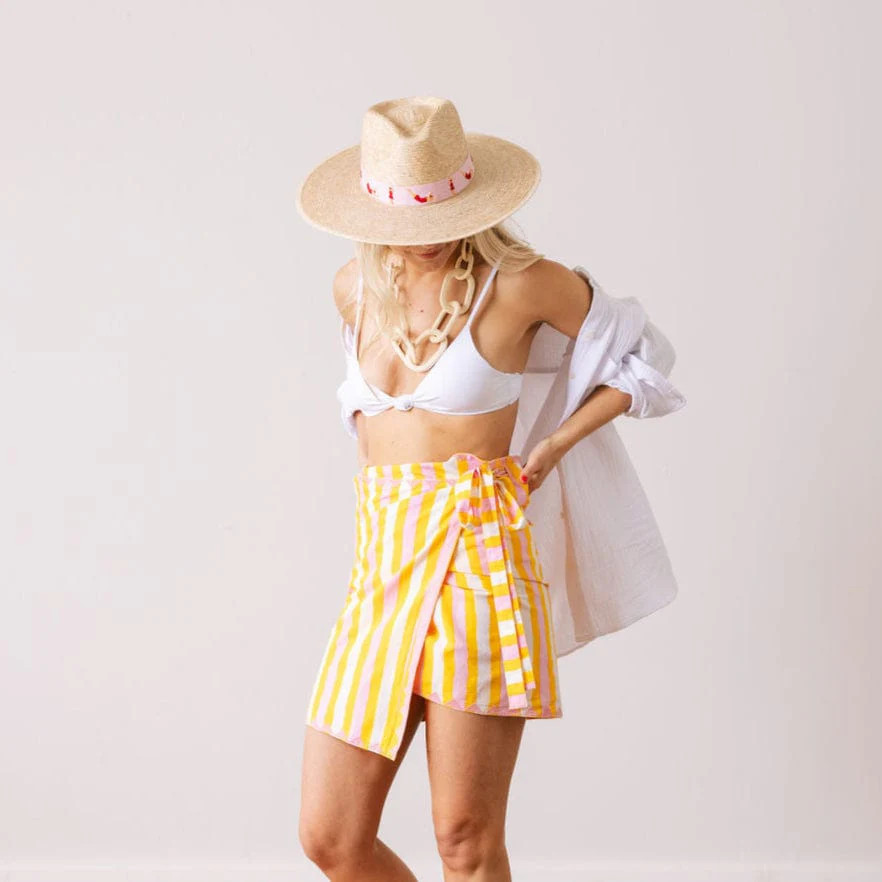 Sunkissed Stripe Marina Sarong | Sunshine Tienda
