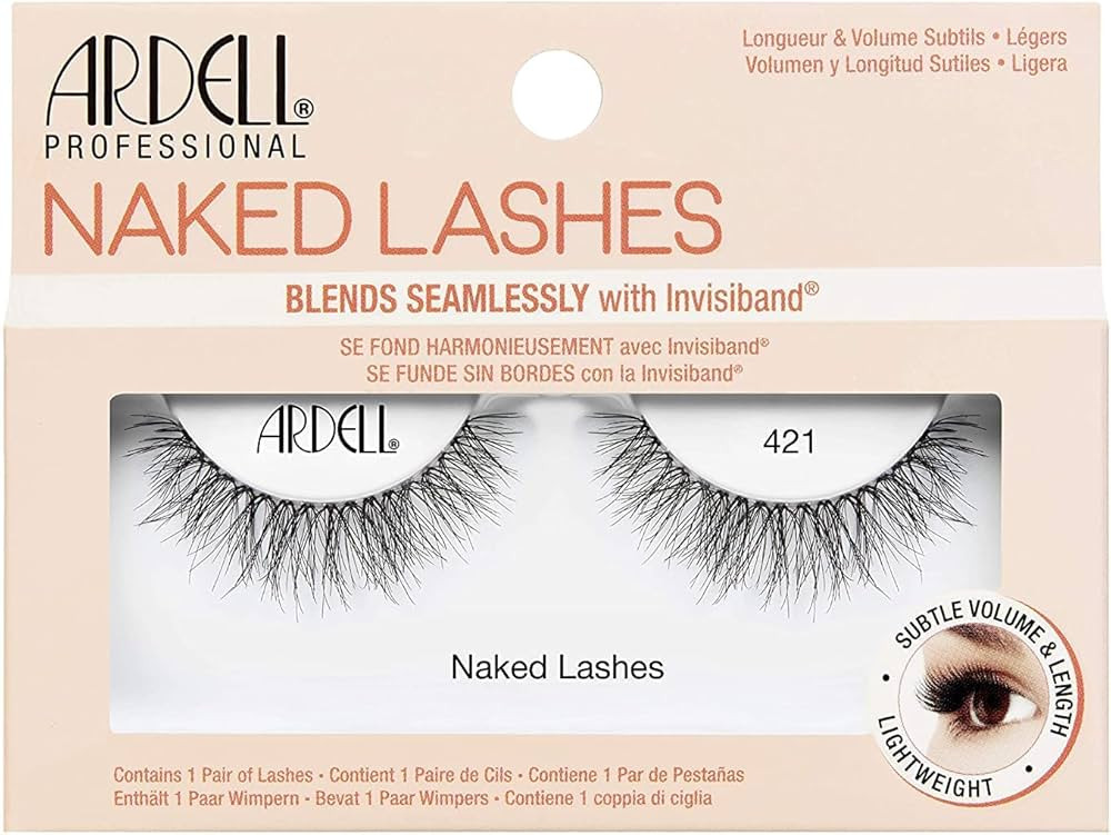 Ardell False Lashes, Naked Lashes 421 with Invisiband, 4 pairs | Amazon (US)