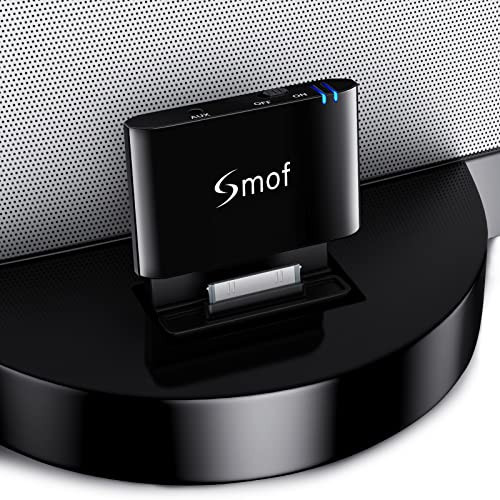 Smof 30 Pin Bluetooth Adapter Receiver for Bose Sounddock iPod iPhone Music Docking Station and Other 30 Pin Dock Speakers Bluetooth Audio Receiver with 3.5 mm Audio Cable (Not for Car or Motorcycle) | Amazon (US)