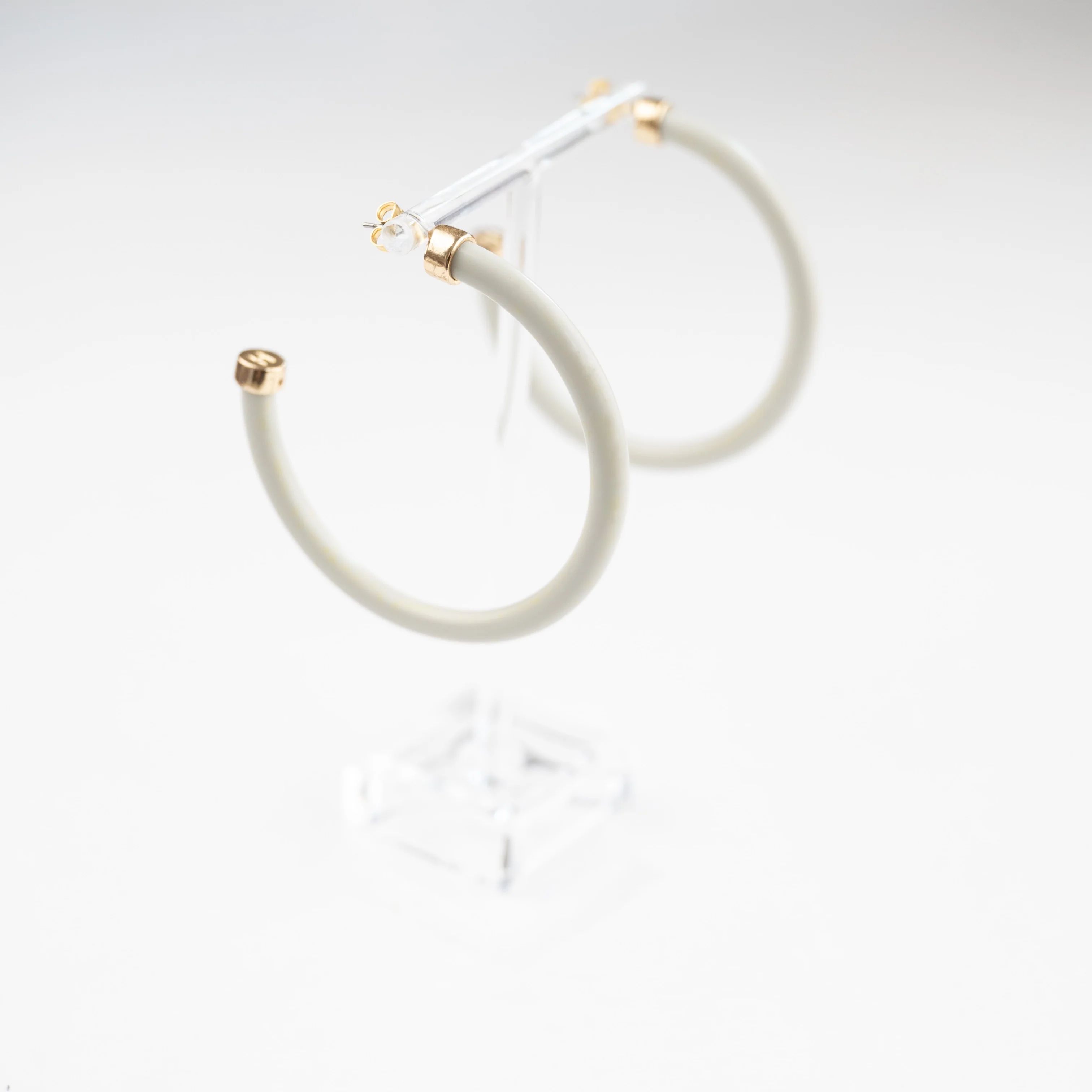 Hoops - Bone White | Hoo Hoops