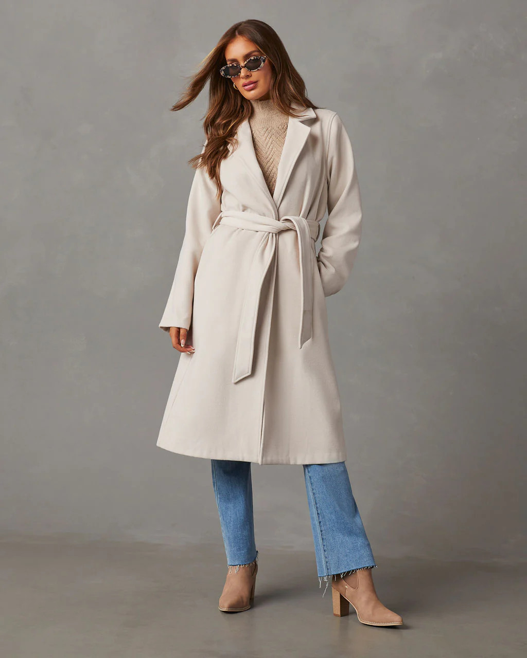 Fall Formation Tie Waist Coat | VICI