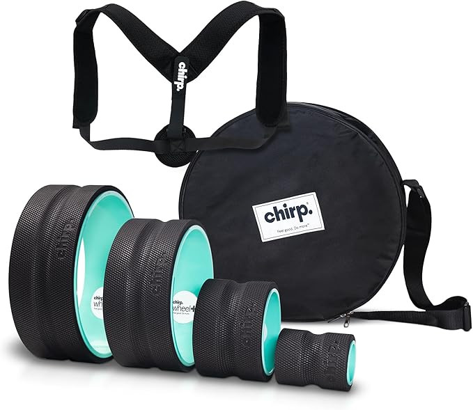 Chirp - Ultimate Back + Neck Bundle | 4-Pack Wheel Foam Roller Set for Back & Neck Pain Relief, P... | Amazon (US)