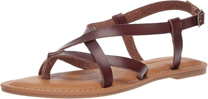 Amazon Essentials Women's Shogun Casual Strappy Sandal Flat | Amazon (US)