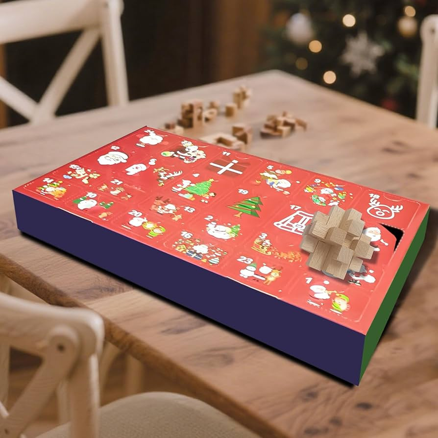 2025 Brain Teaser Advent Calendar: 24-Day Christmas Countdown with IQ Logic Puzzles & Challenges ... | Amazon (US)