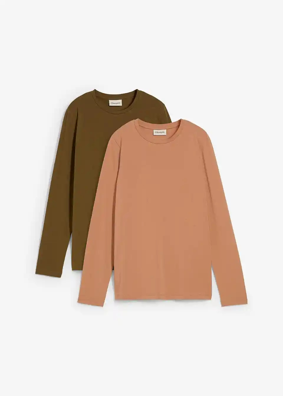 Slim-Fit Shirt mit reiner Bio-Baumwolle (2er Pack) | Bonprix DE