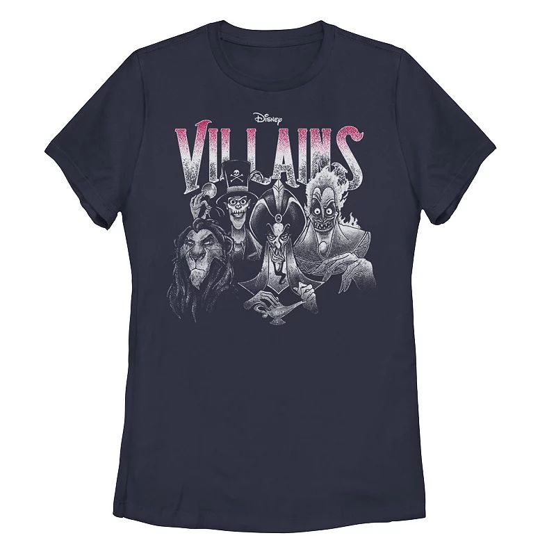 Disney Villians Juniors' Spellbound Group Shot Tee, Girl's, Size: XL, Blue | Kohl's