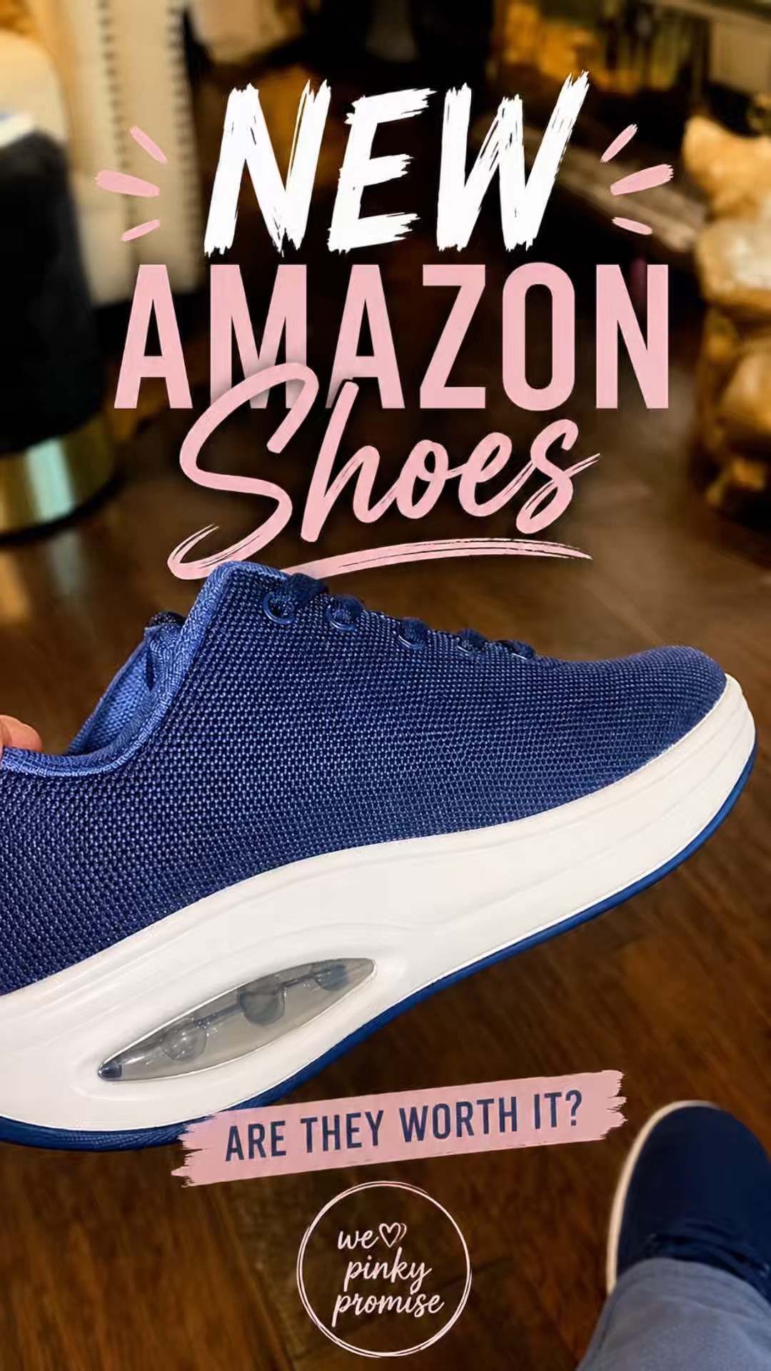 👟 New Amazon find… and I think these might be a winner! 🤩

I’ve been on the hunt for cute everyday sneakers that don’t make my feet beg for mercy halfway through the day. These are lightweight, comfy, and have that chunky look that’s trending without feeling heavy.

I’ve been wearing them around the house to test them out, and so far I’m impressed! 👏

✨ Linked in my LTK and Amazon Storefront if you want to check them out.

#LTKdayinmylife #LTKootd #LTKActive