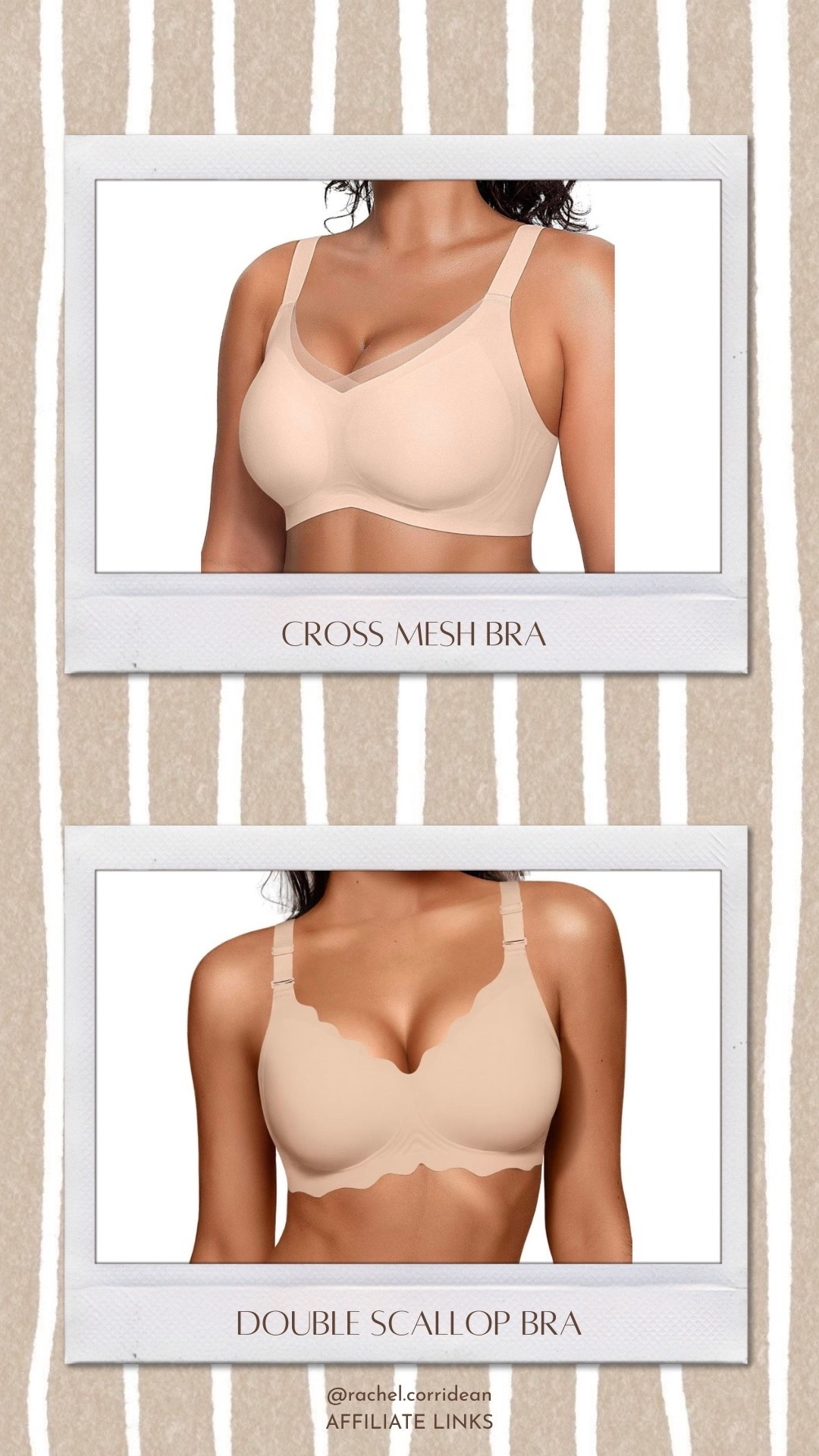 On Sale: under $20 bra sale, bras under 20 dollars, affordable everyday bras on sale, wireless bra deal

Cross Mesh Bra: cross mesh bra, sheer mesh neckline bra, seamless supportive bra, wireless mesh trim bra, mesh detail tshirt bra, smoothing full coverage bra, comfortable wireless bra, breathable everyday bra, wide strap support bra, invisible under clothing bra, modern mesh bra, soft molded cup bra, no underwire bra for daily wear, supportive lounge bra, natural shape bra, comfort fit bra

Double Scallop Bra: double scallop bra, scalloped edge bra, double scallop neckline bra, seamless scalloped bra, wireless scallop bra, invisible bra for low cut tops, feminine scallop trim bra, smooth under clothing bra, no show bra for fitted tops, molded cup scallop bra, comfortable supportive bra, soft touch seamless bra, everyday scalloped bra, flattering plunge neckline bra, lightweight smoothing bra

#LTKSaleAlert #LTKPetite #LTKmomlife