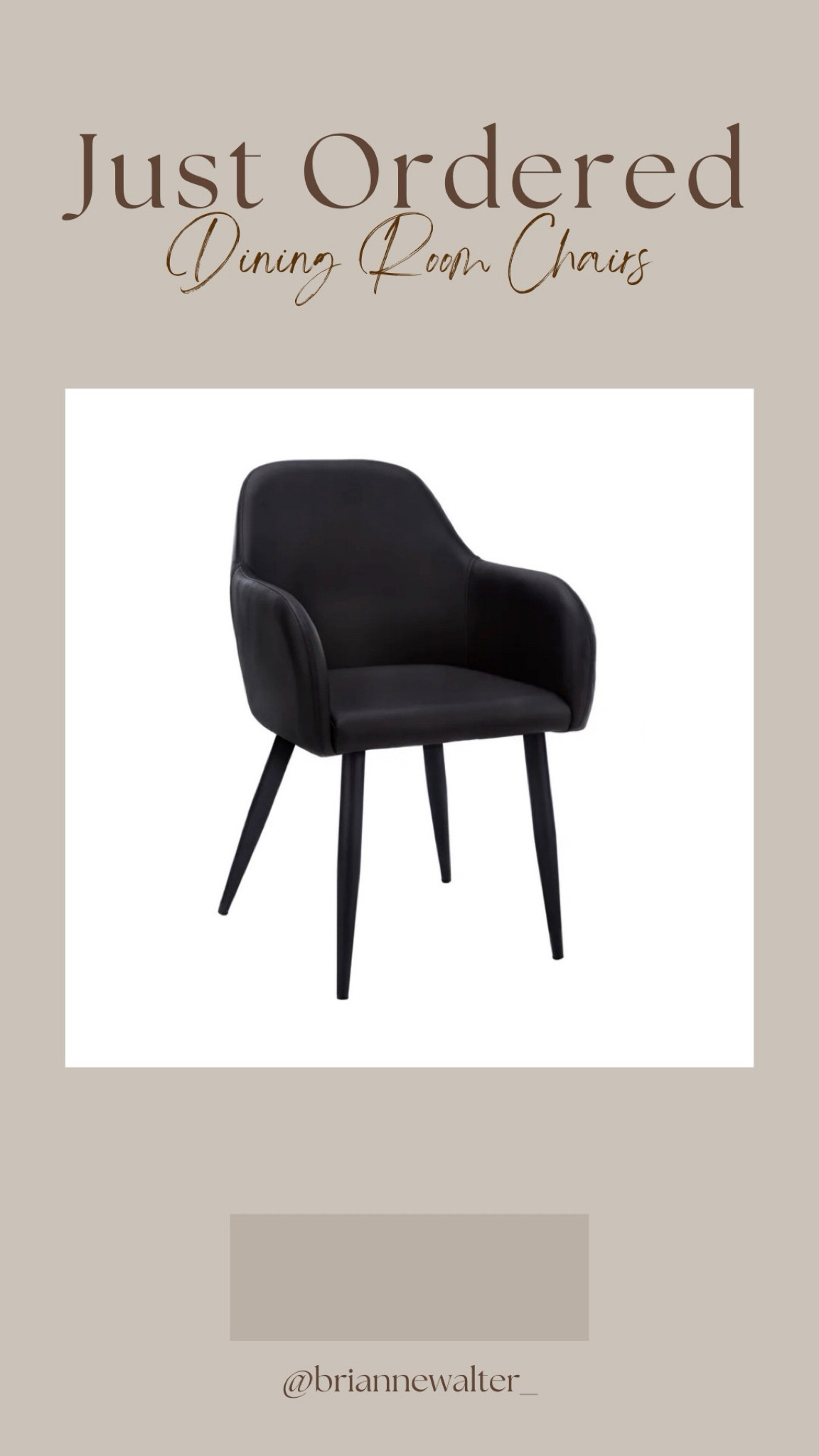 DINING ROOM REFRESH coming soon! 
Just ordered these black faux leather accent chairs for our dining room! Super affordable! Boujee on a budget modern dining room Inspo, neutral, organic, aesthetic 

#LTKSaleAlert #LTKHome #LTKOver40