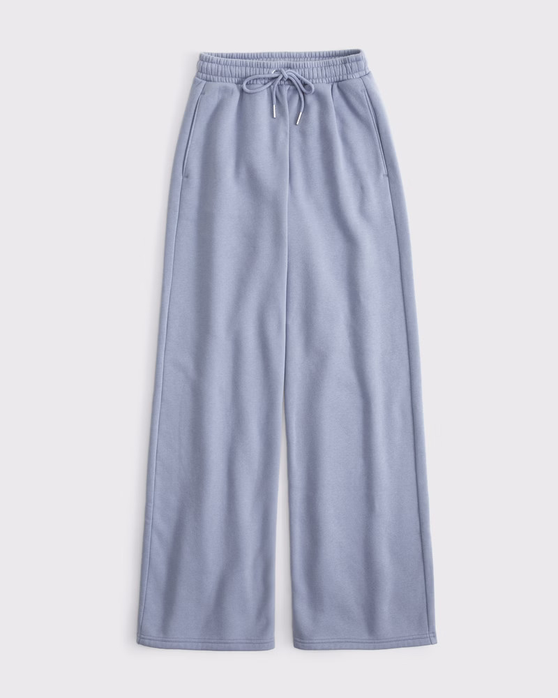 High Rise Sunday Wide Leg Sweatpant | Abercrombie & Fitch (US)