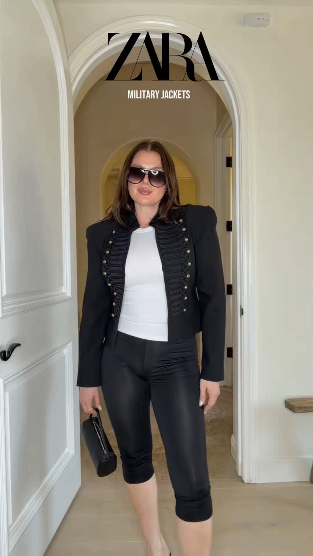 @Zara Military Jackets! Style with white jeans, capri pants or blue denim.  Shop denim, black, white, navy blue and brown jackets for spring and summer. Wearing size S. 

#jacket #mandarine #military #button #militaryjacket #mandarinejacket #summeroutfits #capripants #whitejeans #jeans #loafers #sunnies #aviators #zara

#LTKootd #LTKWorkwear #LTKgrwm