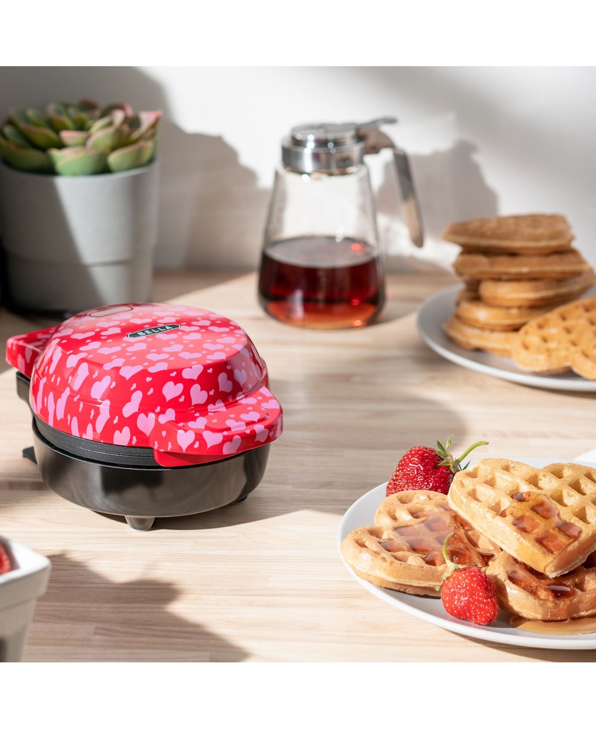 Bella Mini Heart Waffle Maker | Macys (US)