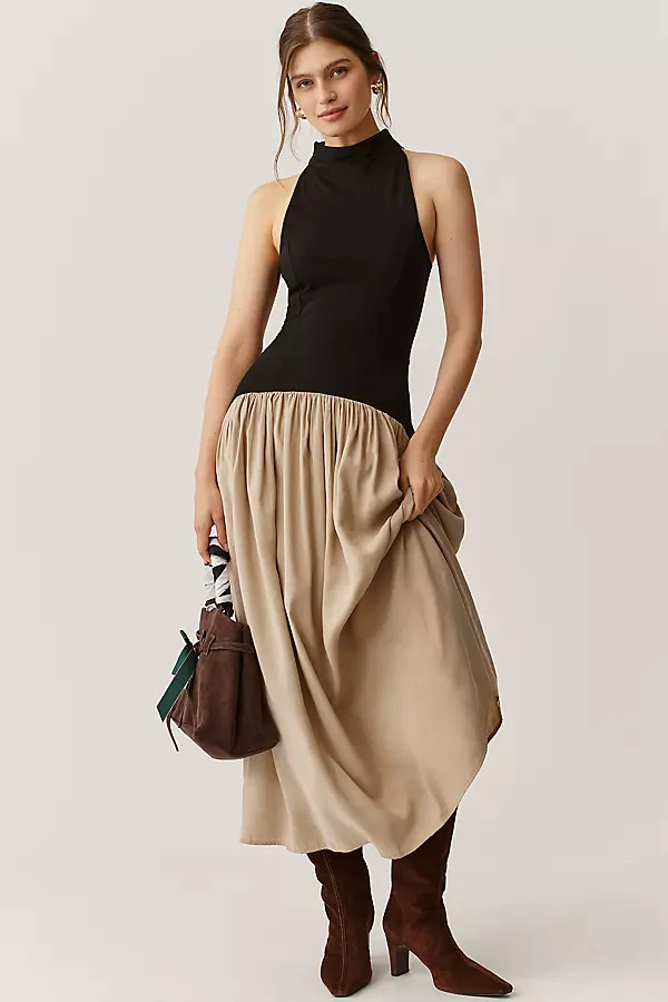 The Mariana Drop-Waist Maxi Dress by Maeve | Anthropologie (US)